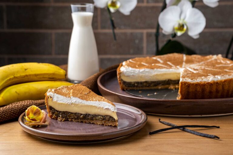 Torta de banana do Joca Café