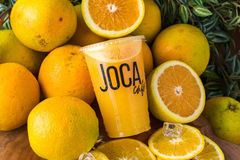 Suco de laranja natural do Joca Café