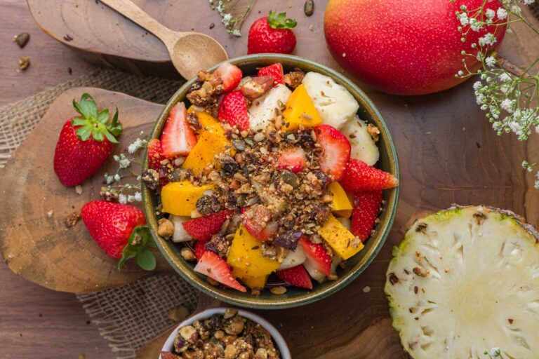 Salada de frutas do Joca Café